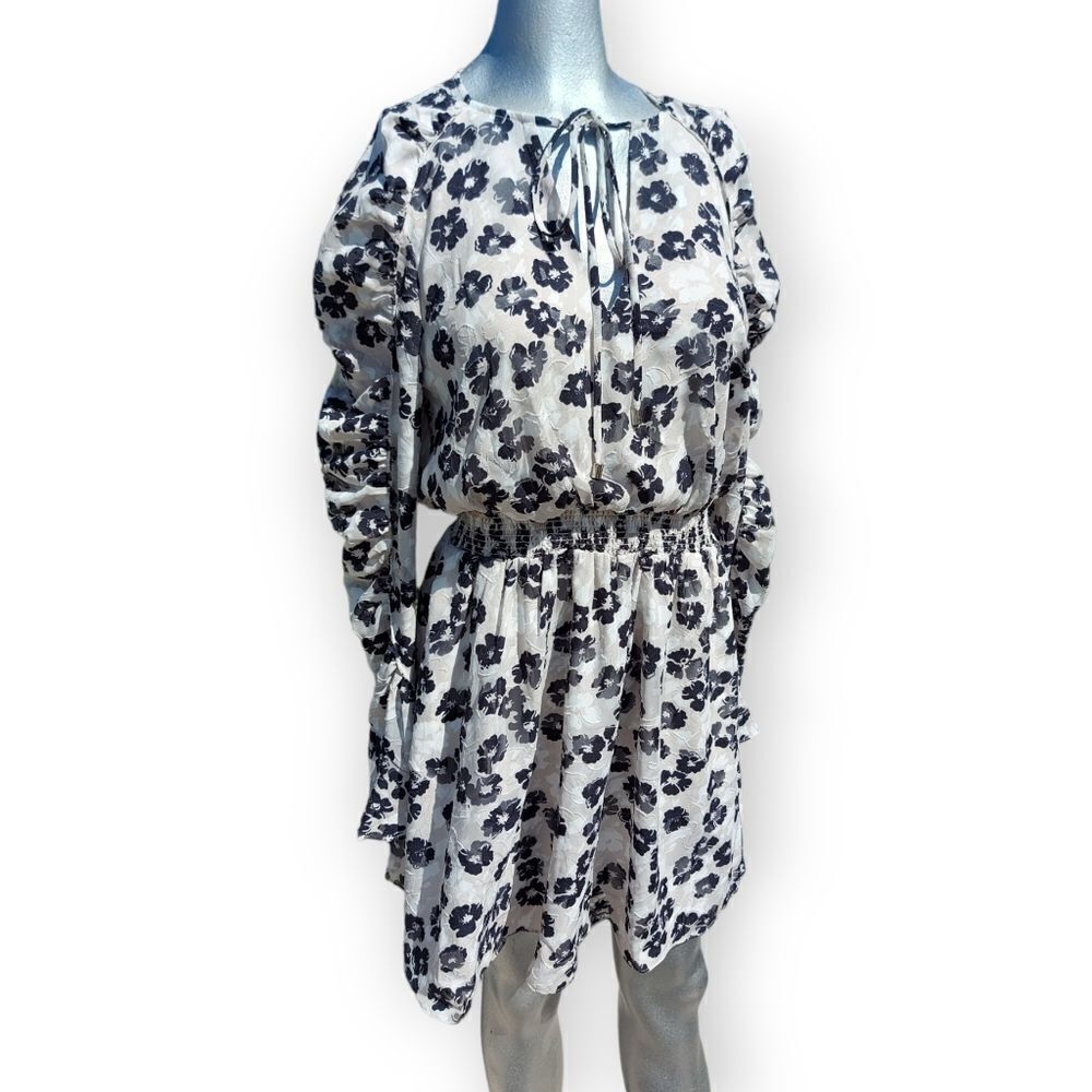 Ted Baker White Black Felici Dress Size 4 - Picture 2 of 16